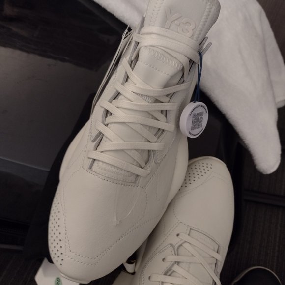 Yohji Yamamoto Y-3 White Sneakers 12.5 - Picture 11 of 16